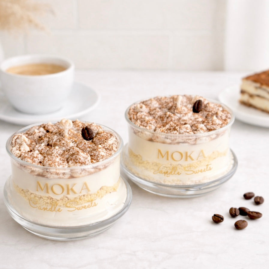 Τιραμισού Dessert Candle