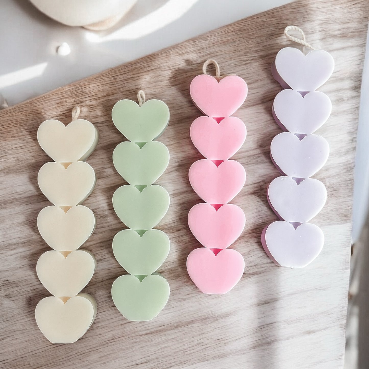Mint Green Hearts