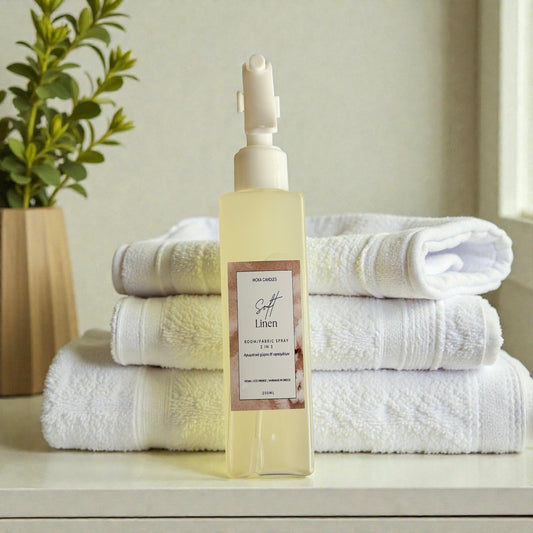 Αρωματικό Spray Υφασμάτων & Χώρου 2 σε 1 ✨Soft Linen✨