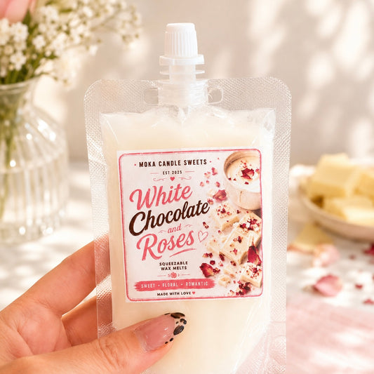 Sqeezable Wax Melts White Chocolate & Roses 🌹