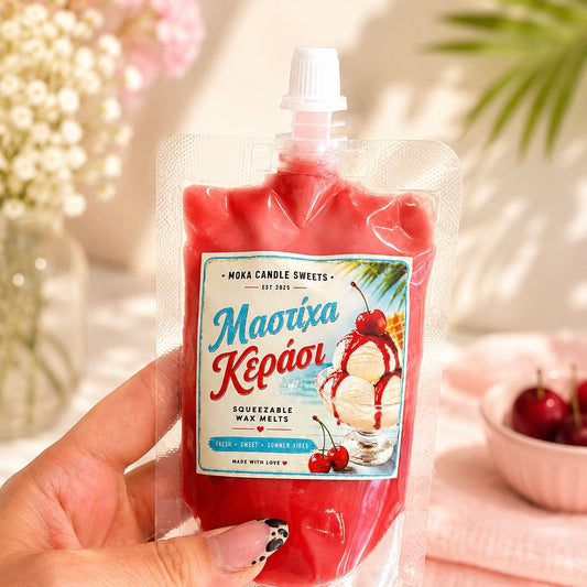 Sqeezable Wax Melts Μαστίχα Κεράσι 🍒