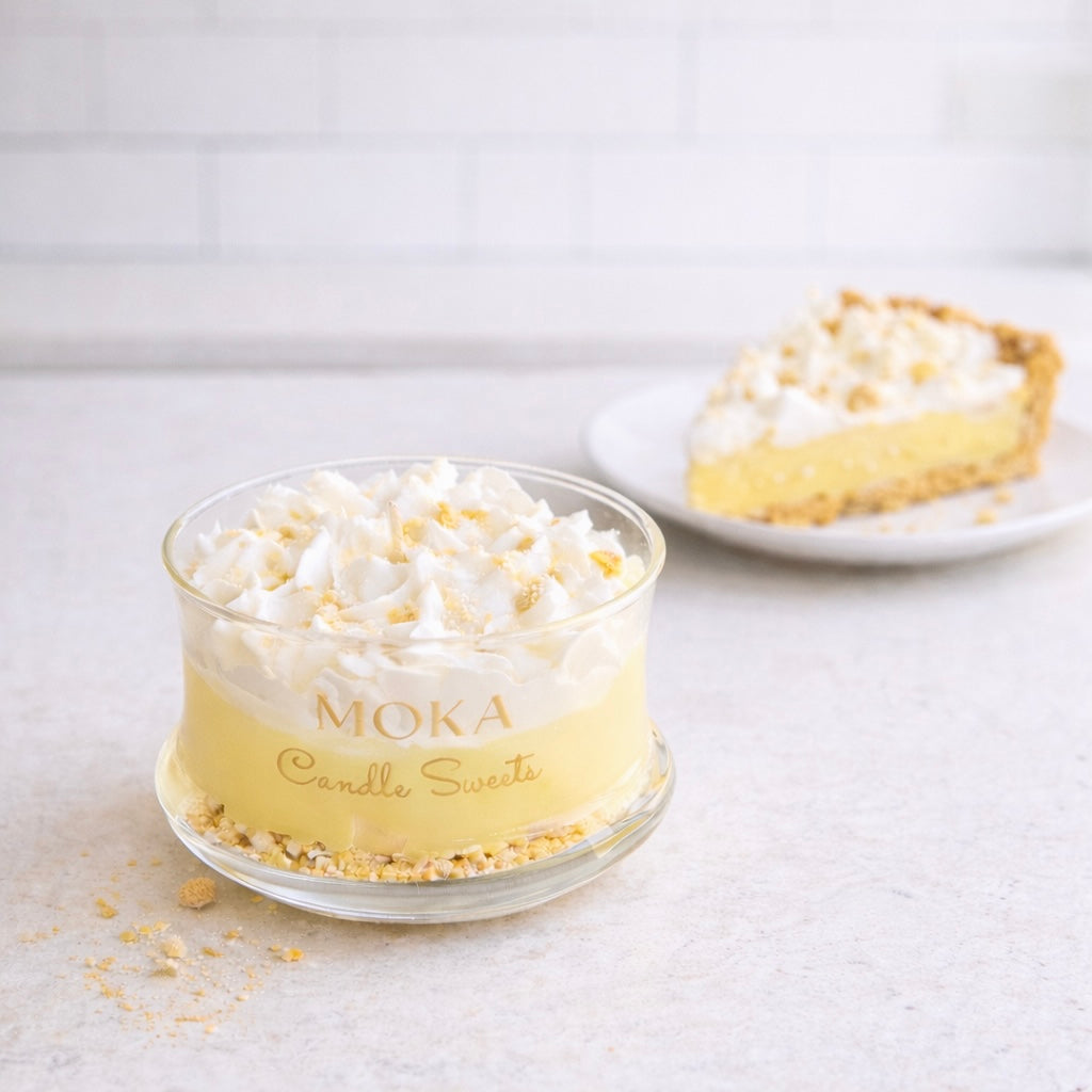 Lemon Pie Dessert Candle