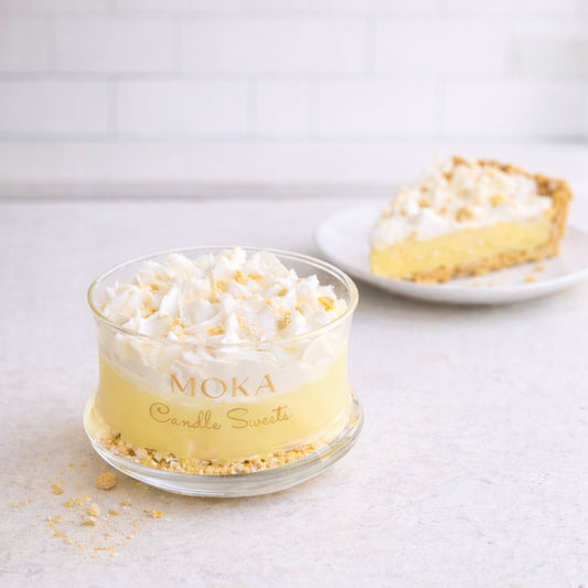 Lemon Pie Dessert Candle