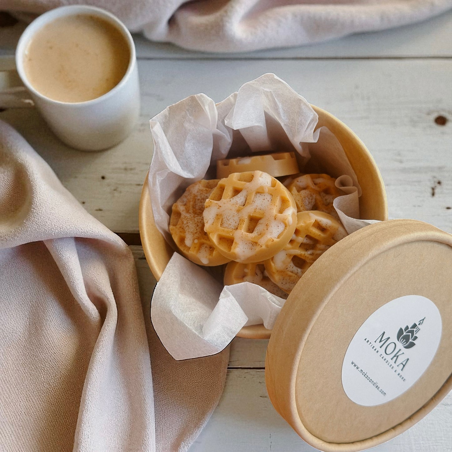 Apple Spice Mini Waffles