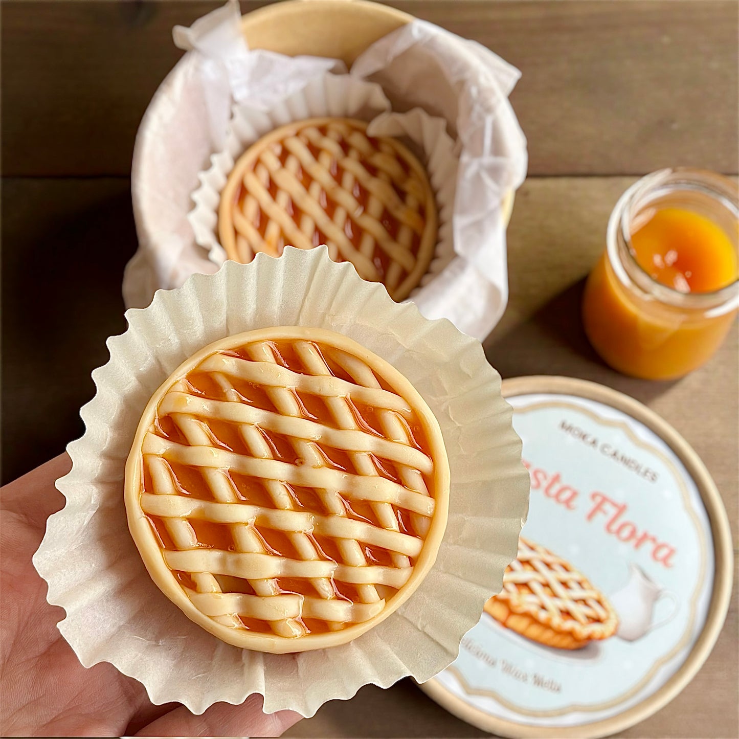 Πάστα Φλώρα με μαρμελάδα βερύκοκο