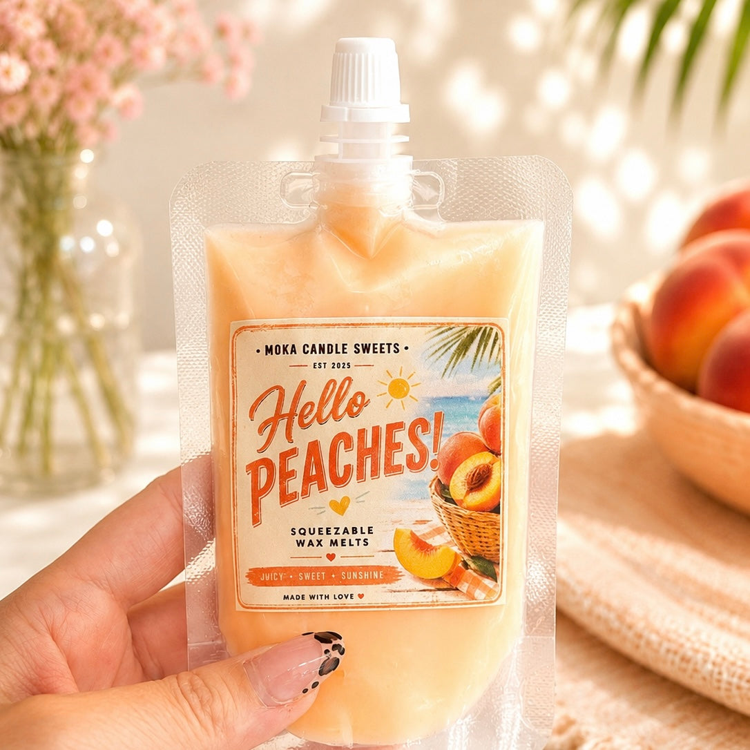 Sqeezable Wax Melts Hello Peaches 🍑